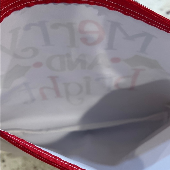 Thirty One  'Merry and Bright' Holiday Cosmetic Bag - Picture 3 of 4